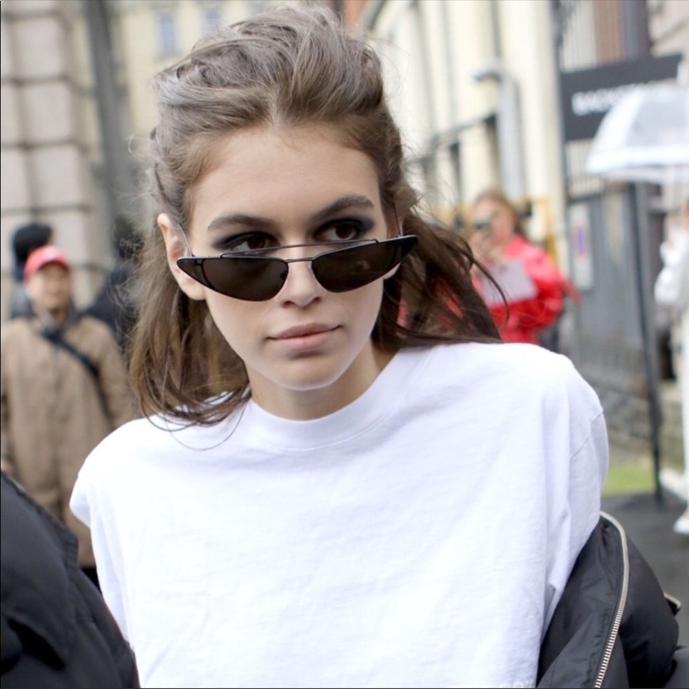 🆕 PRADA CAT EYE 68mm SUNGLASSES 💯 AUTHENTIC